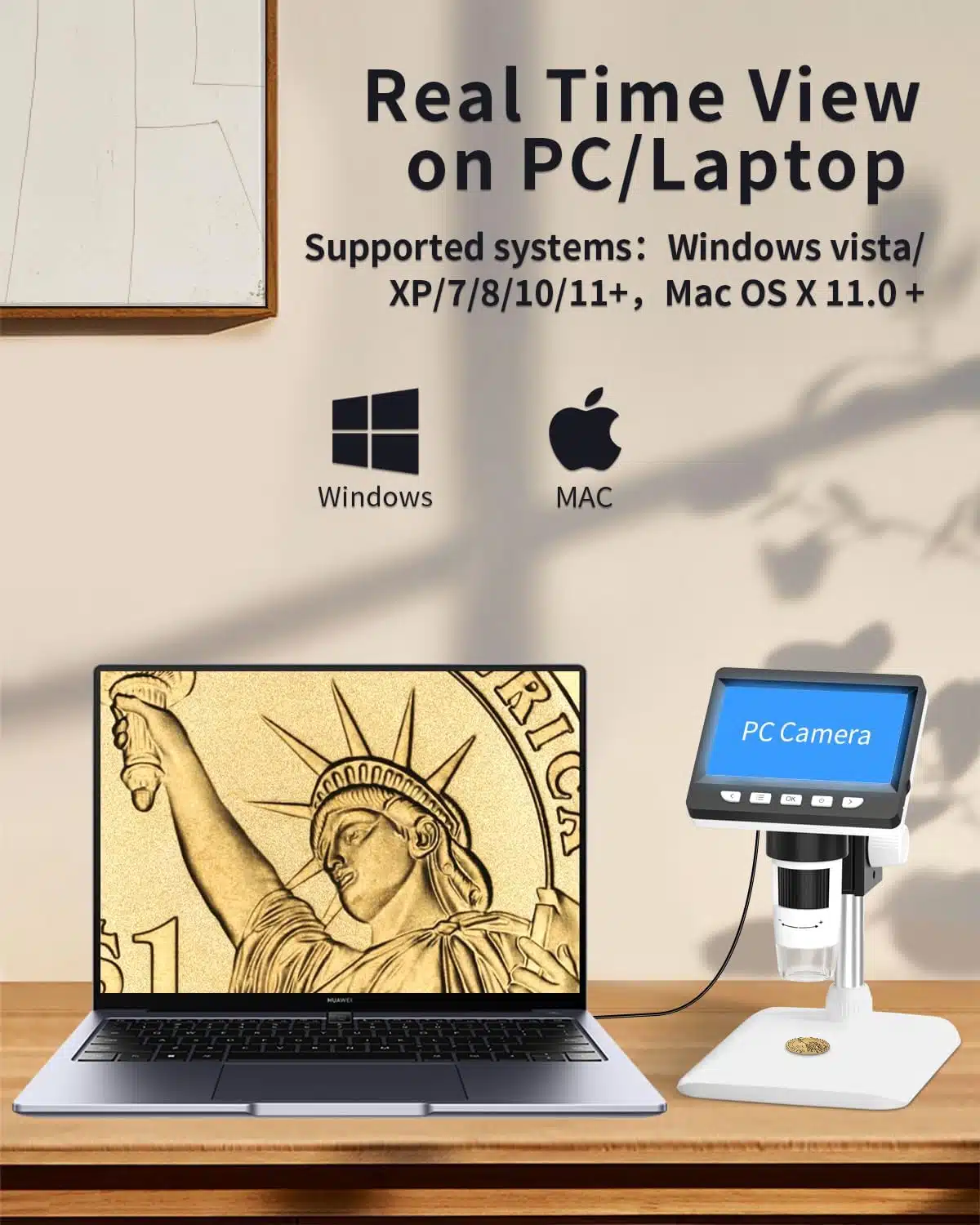 میکروسکوپ دیجیتال مدل Microscope 307-B 1000X