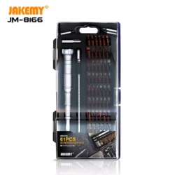 ست پیچ گوشتی جک می مدل Jakemy JM-8166 مجموعه 61 عددی