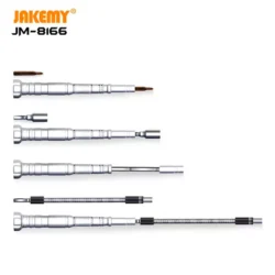 ست پیچ گوشتی جک می مدل Jakemy JM-8166 مجموعه 61 عددی
