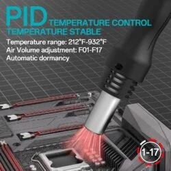 هویه و هوای گرم رومیزی باکون مدل Bakon BK-602 PRO