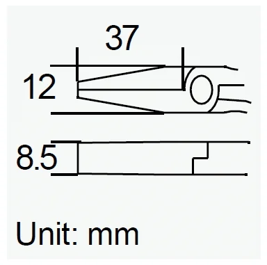 انبر دم باریک سر تخت پروسکیت مدل Proskit PM-754