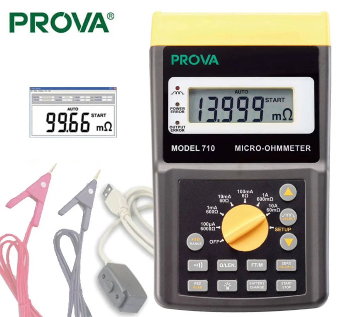 میکرو اهم متر پروا مدل 710 PROVA 1 میکرو اهم متر پروا مدل 710 PROVA