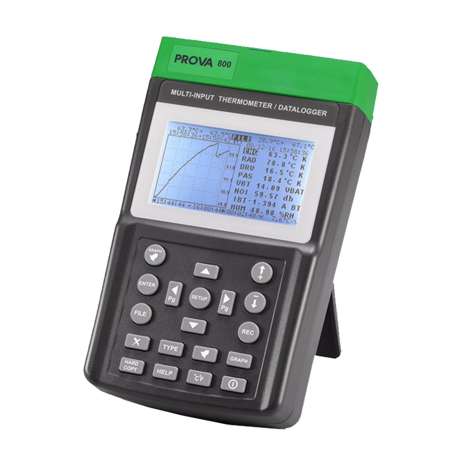 دیتالاگر 8 کاناله دما پروا مدل 800 PROVA دیتالاگر 8 کاناله دما پروا مدل 800 PROVA