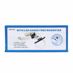 لوپ هدبندی چشمی با چراغ LED مدل MG81003