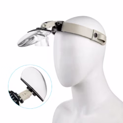 لوپ هدبندی چشمی با چراغ LED مدل MG81003