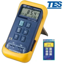 ترمومتر دیتالاگر 2 کاناله تی ای اس مدل TES-1307 عصرتولز