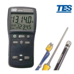 ترمومترتماسی دو کاناله تی ای اس مدل TES-1314 عصرتولز