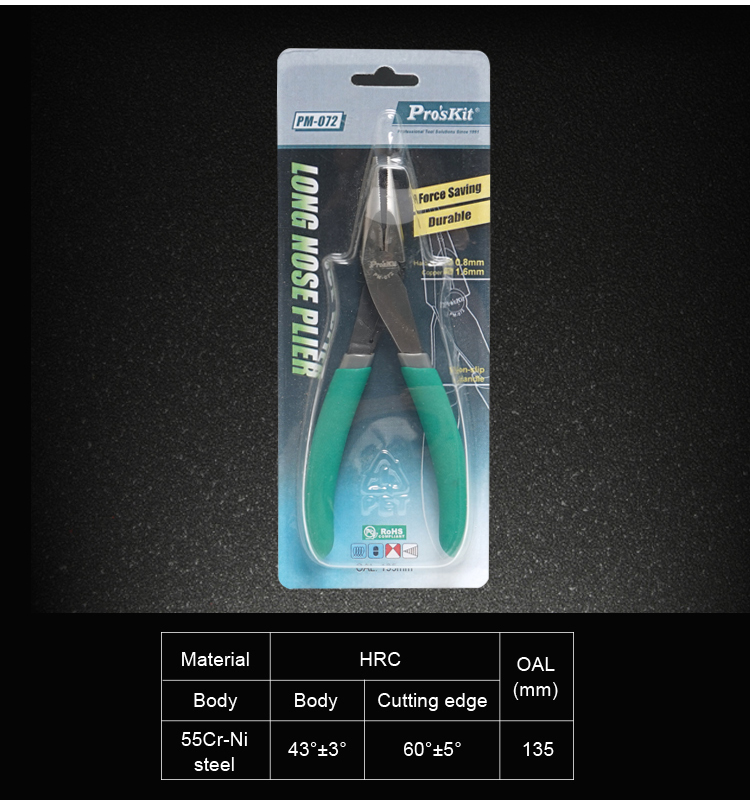 دمباریک پروسکیت مدل Proskit PM-072 6 دمباریک پروسکیت مدل Proskit PM-072