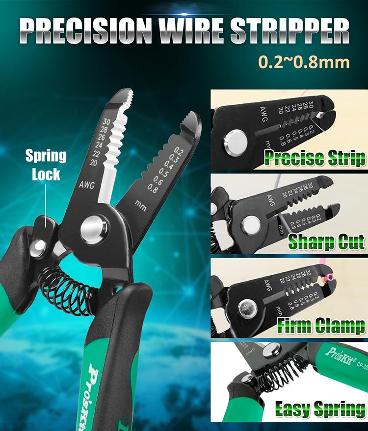 ست ابزار مخابرات و شبکه پروسکیت مدل Proskit PK-1938M2