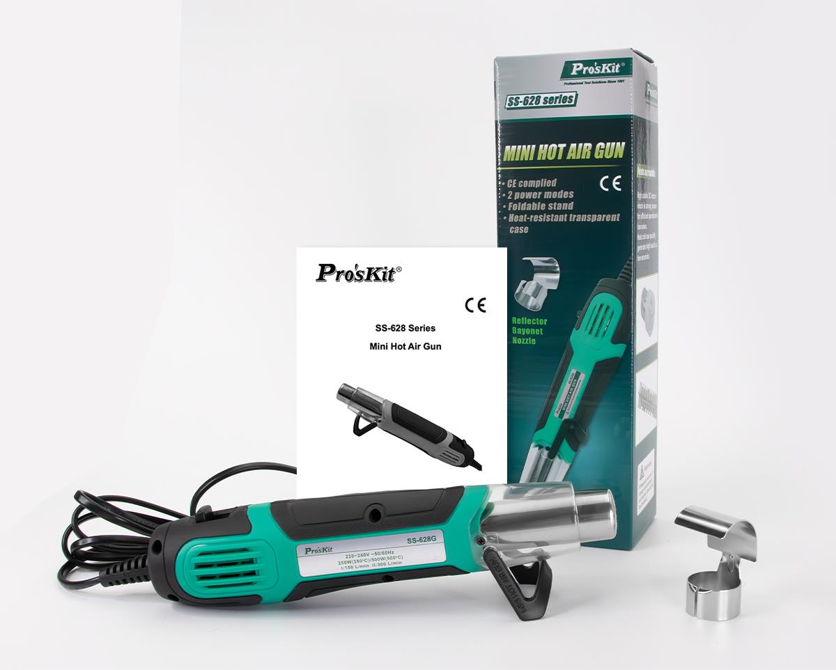 سشوار صنعتی پروسکیت مدل Pro’sKit SS-628F 250W/500W 12 سشوار صنعتی پروسکیت مدل Pro’sKit SS-628F 250W/500W