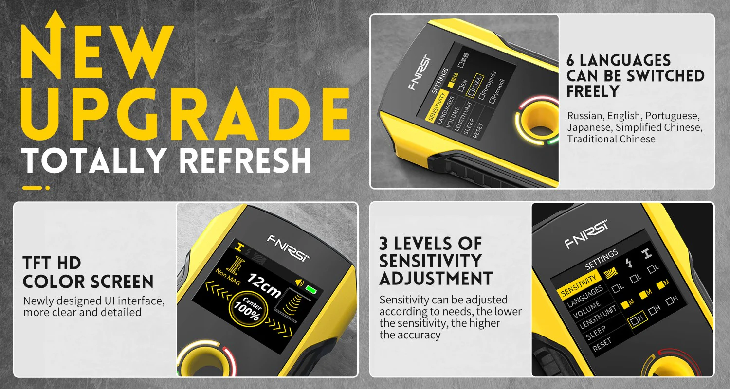 اسکنر دیوار هوشمند فینرسی مدل FNIRSI WD-02