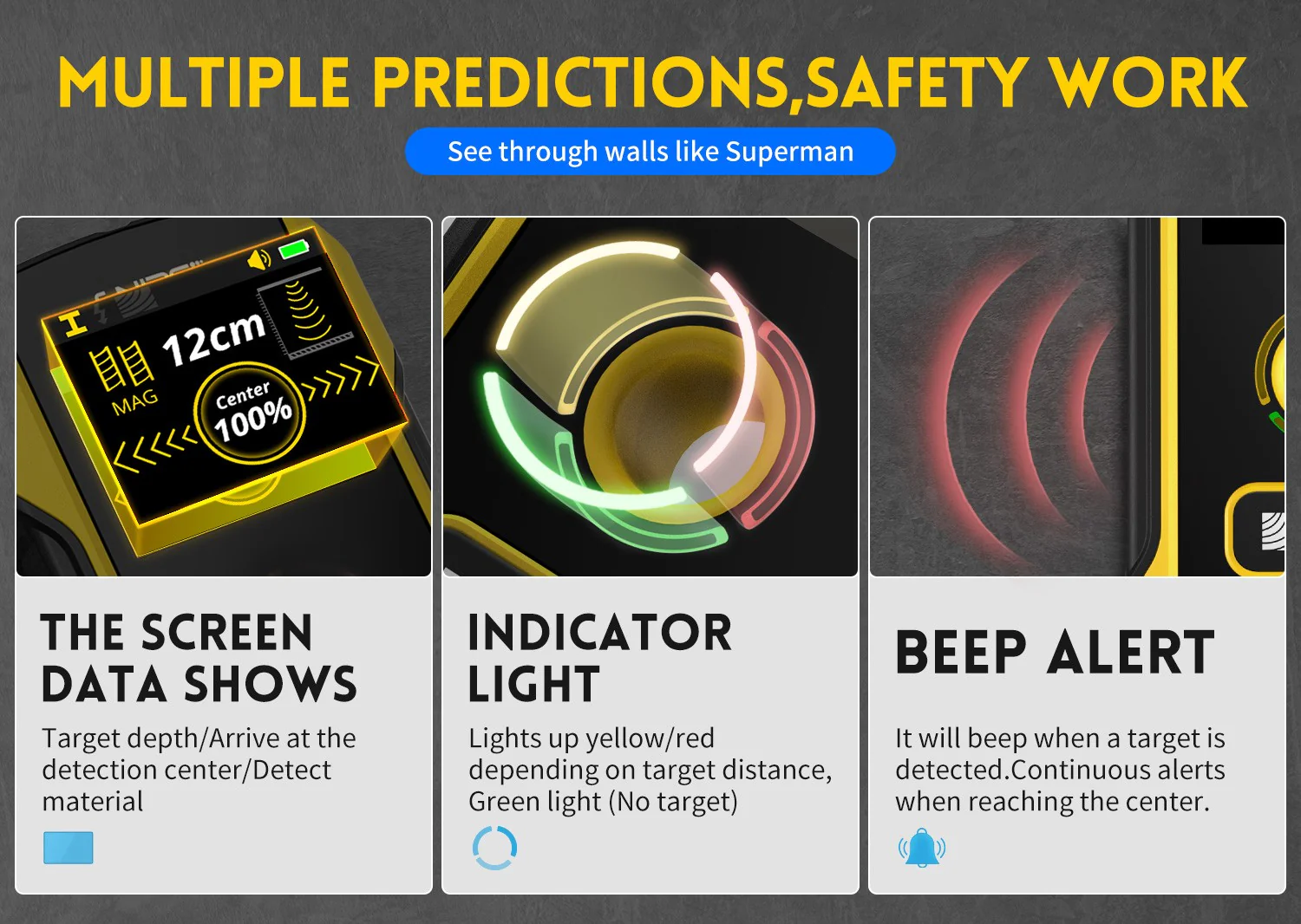 اسکنر دیوار هوشمند فینرسی مدل FNIRSI WD-02