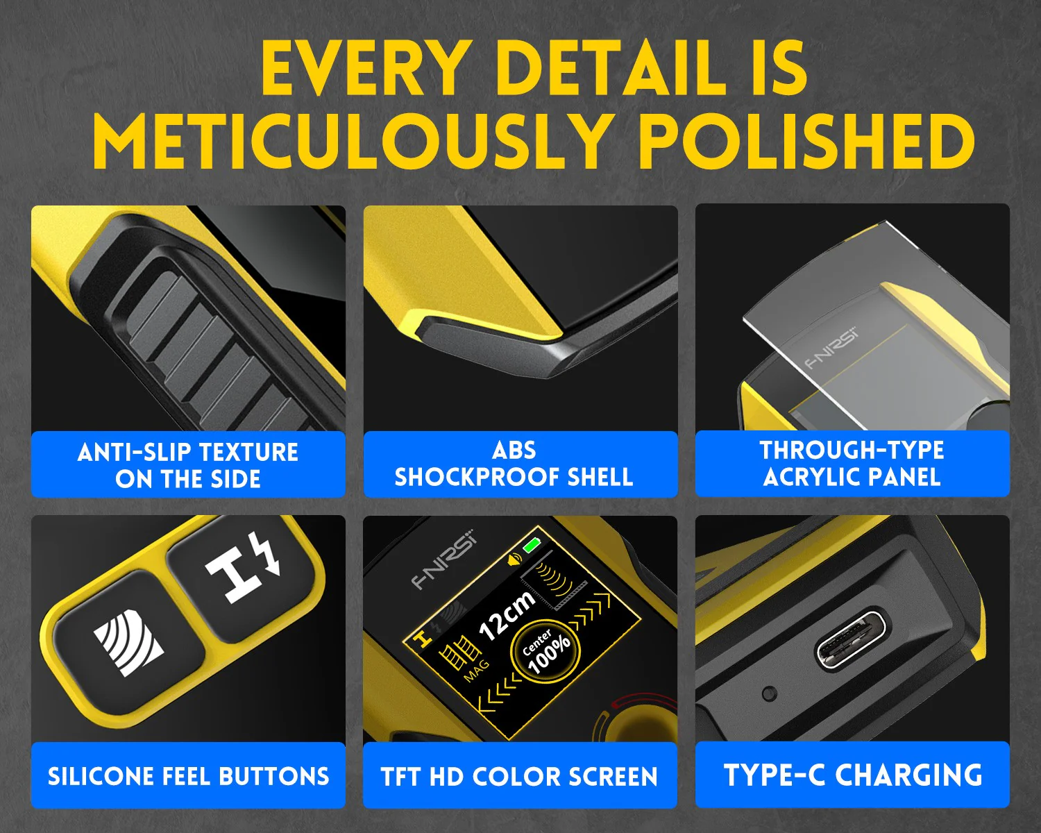 اسکنر دیوار هوشمند فینرسی مدل FNIRSI WD-02