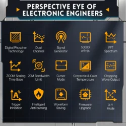 اسیلوسکوپ و سیگنال ژنراتور دوکاناله فینرسی مدل FNIRSI DPOX180H