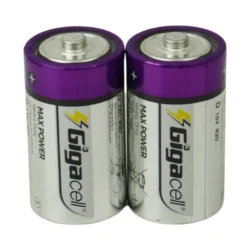 باتری D گیگاسل مدل Gigacell Max Power R20 بسته 2 عددی