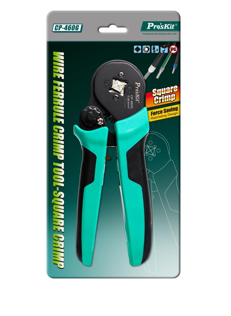 آچار پرس سر سیم وایرشو چهار طرفه پروسکیت مدل Proskit CP-460G 11 آچار پرس سر سیم وایرشو چهار طرفه پروسکیت مدل Proskit CP-460G