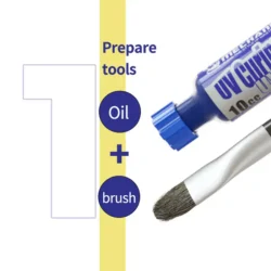 چسب UV مشکی مکانیک مدل MECHANIC UVH900-HY