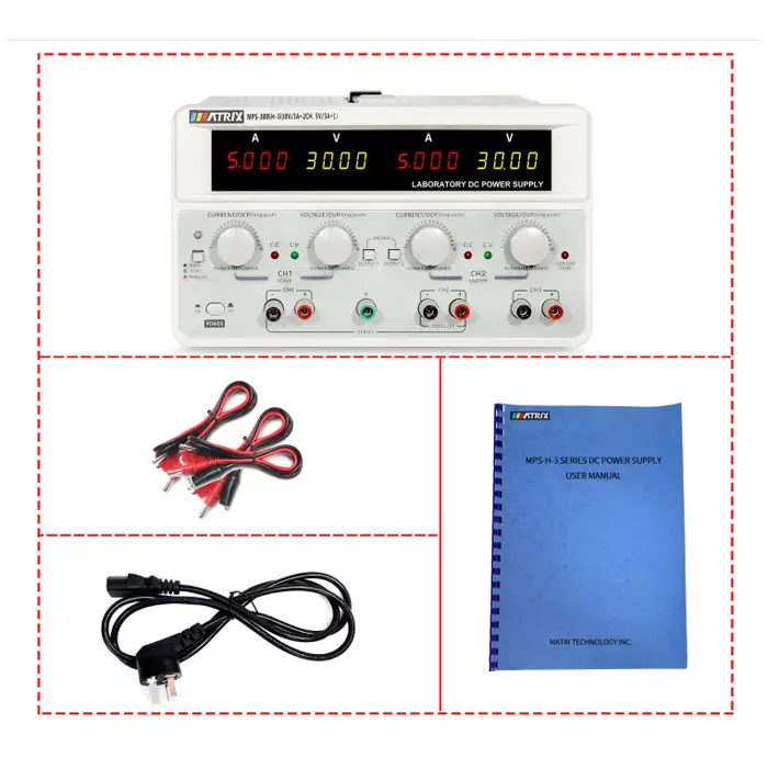 منبع تغذیه 3 کاناله ماتریکس MATRIX MPS-3206S-3 4 منبع تغذیه 3 کاناله ماتریکس MATRIX MPS-3206S-3