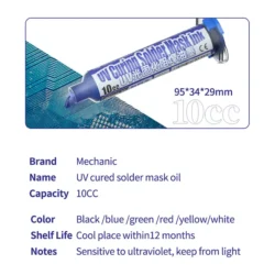 چسب UV مشکی مکانیک مدل MECHANIC UVH900-HY