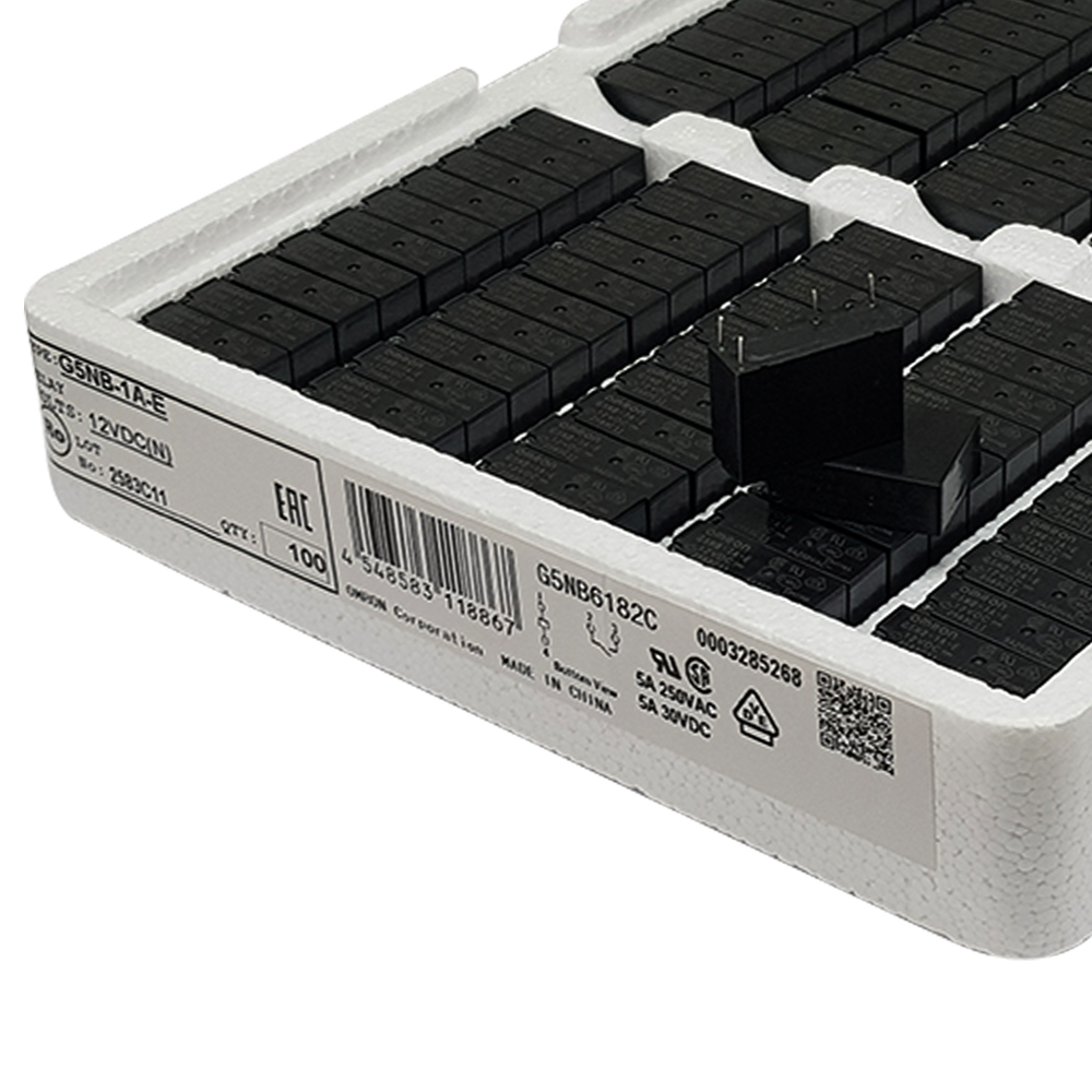 رله مینیاتوری پکیجی 12V ولت امرون OMRON G5NB-1A-E