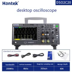 اسیلوسکوپ دیجیتالی رومیزی هانتک مدل HANTEK DSO-2C20