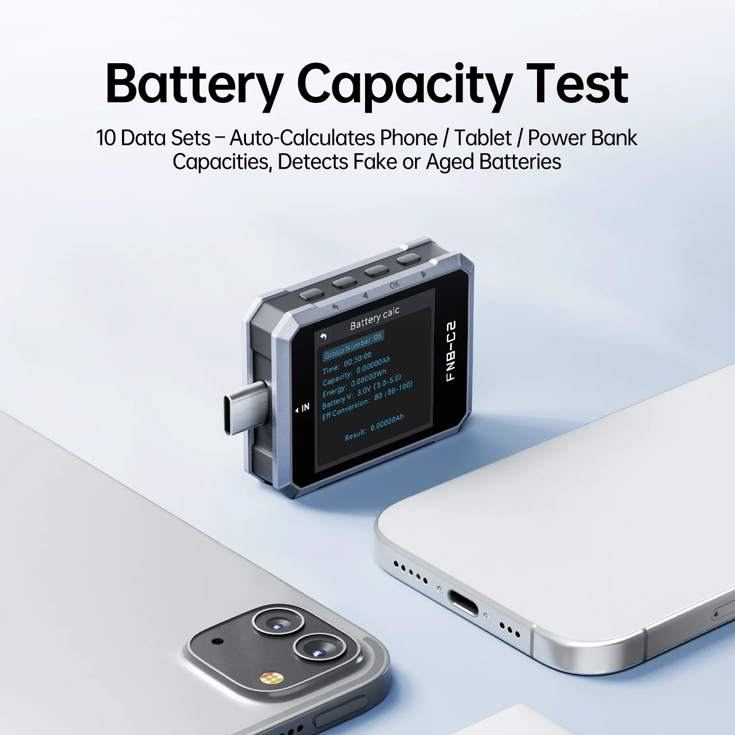 تستر شارژ سریع USB-C فینرسی مدل FNIRSI FNB-C2