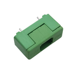 جا فیوز PCB پلاستیکی سبز PTF-77 پایه 15mm نمای رو