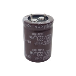 خازن الکترولیتی نیپون مدل NIPPON KMR 220uF 450V 25.4×35mm