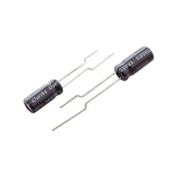 نمای خازن الکترولیتی یاگیو مدل YAGEO 47uF 16V 5×11mm نواری