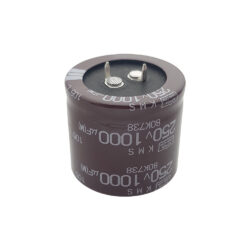 خازن الکترولیتی نیپون مدل NIPPON KMS 1000uF 250V 35×30mm
