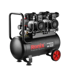 کمپرسور باد سایلنت دو سیلندر 50 لیتری 2600 وات رونیکس مدل RONIX RC-5013
