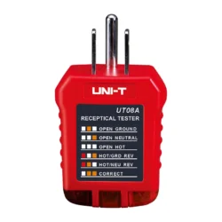تستر پریز برق ۱۲۵ ولت یونیتی مدل UNI-T UT08A - تصویر 1