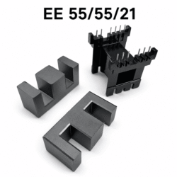 هسته فریت EE55/55/21 با قرقره 12 پین نمای محصول
