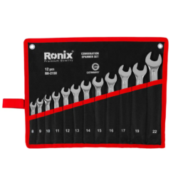 مجموعه آچار یکسر تخت یکسر رینگی ۱۲ عددی رونیکس مدل RONIX RH-2158