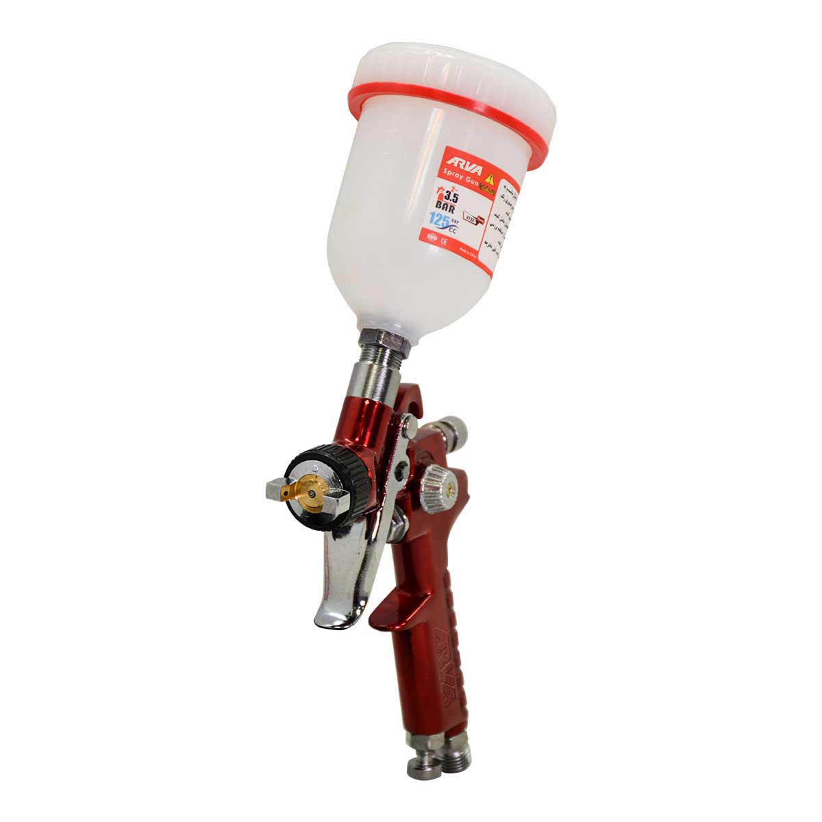 spray-gun-model-3132.jpg پیستوله سایهپاش سهتنظیم آروا مدل ARVA 3132